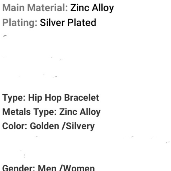 12mm. Electroplated Hip Hop Iced Out Bracelet For Men or Women 9.06 in. - Picture 6 of 11